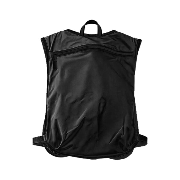 Back of #Black Marathon Hydration Backpack Sports Vest