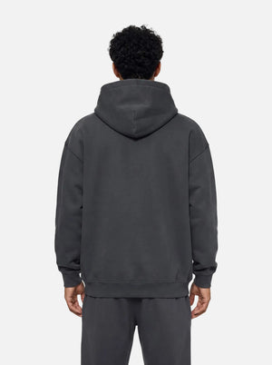 Back of #Darkgrey Fleece Lined Hoodie