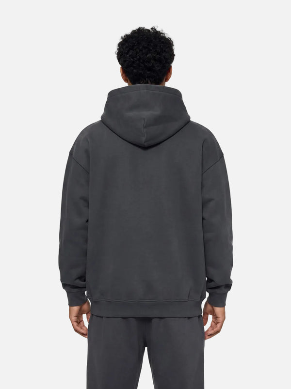 Back of #Darkgrey Fleece Lined Hoodie