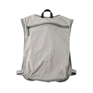 Back of #Light Grey Marathon Hydration Backpack Sports Vest
