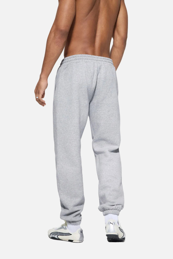 Back of #LightGrey Heavyweight Fleece Lined Joggers
