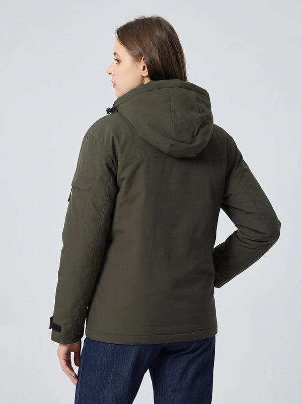 Back_of_Women_s_Navy_Green_Dual_Control_Heated_Softshell_Jacket