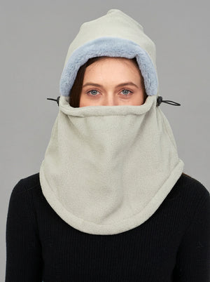 #beangreen Women Fleece Balaclava Hat
