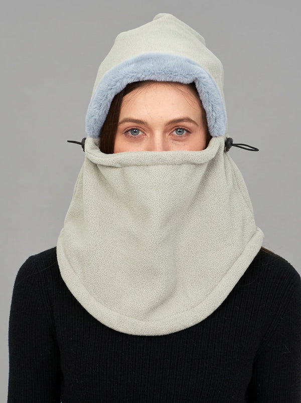 #beangreen Women Fleece Balaclava Hat
