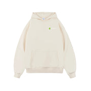 Beige Anniou Thick Fleece Lined Hoodie