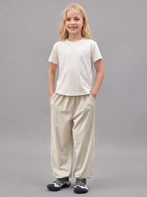 #Beige Kids Cooling Sun Protection Pants