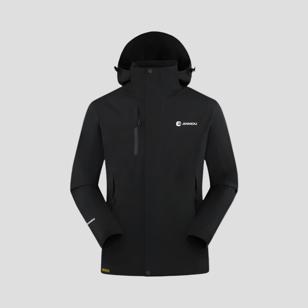 Black 3-in-1 Removable Shell Jacket 