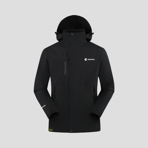 Black 3-in-1 Removable Shell Jacket 