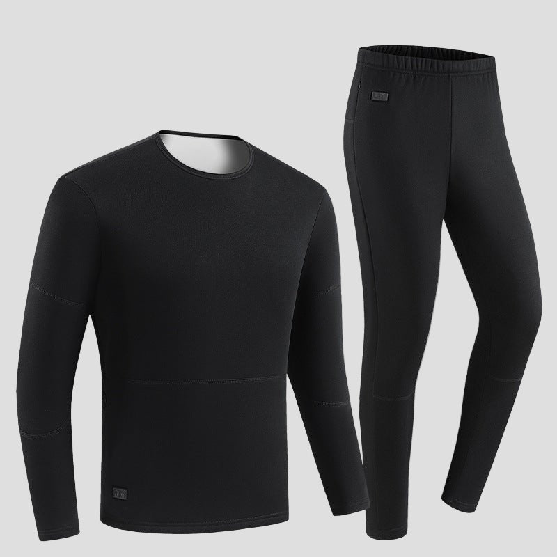 Black 30 Area Heated Long Johns