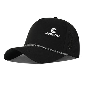 Black 5 Panel Baseball Cap UPF50+