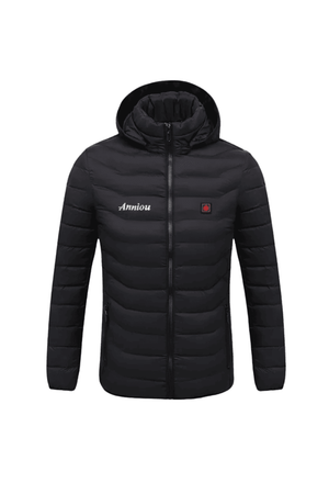 Ein-Knopf Daunenjacke mit Heizung