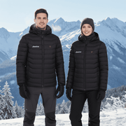single button heated jacket by Anniou