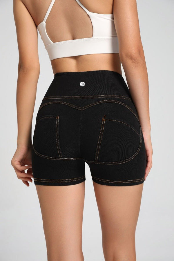 #Black Anniou womens butt lift shorts 