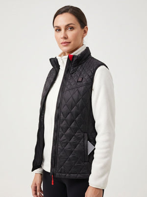Black Diamond Quilted Heated Vest