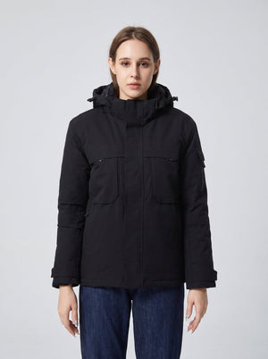#Black Dual Control Heated Softshell Jacket