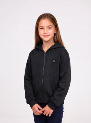 #Black Girls Heated Zip Up Hoodie