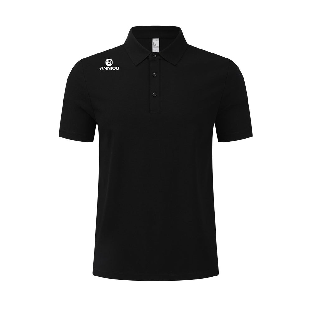 Black Golf Polo Shirt UPF 50+ 