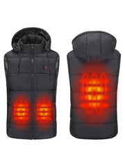 Black Heated Puffer Vest