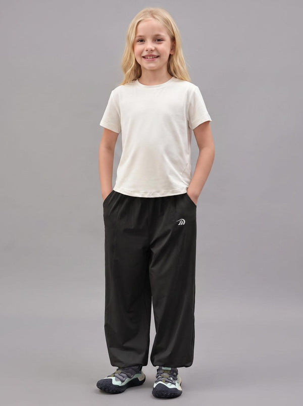 #Black Kids Cooling Sun Protection Pants