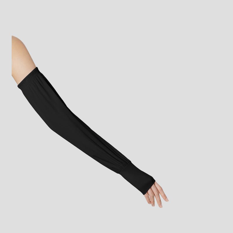 Black Loose UPF 50+ Arm Sleeves