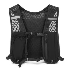 #Black Marathon Hydration Backpack Sports Vest