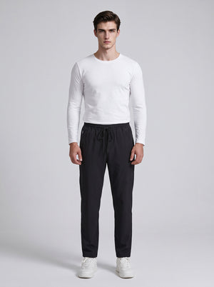 Black Mens Heated Sweatpants