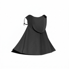 Black Neck Gaiter Face Cover UPF50+
