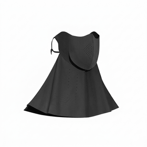 Black Neck Gaiter Face Cover UPF50+