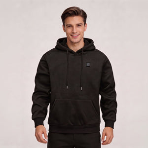 #Black Single Control Heated Hoodie