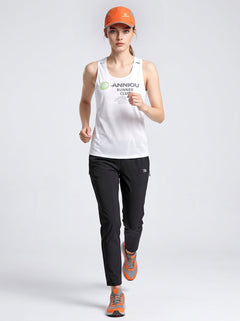 #Black Straight Leg Casual Athletic Pants