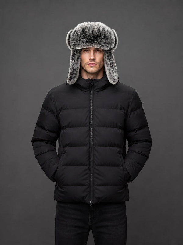 #Black Ear Protecting Cold Weather Hat