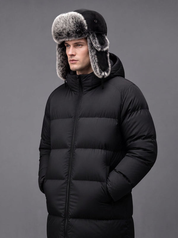 #Black Ear Protecting Cold Weather Hat