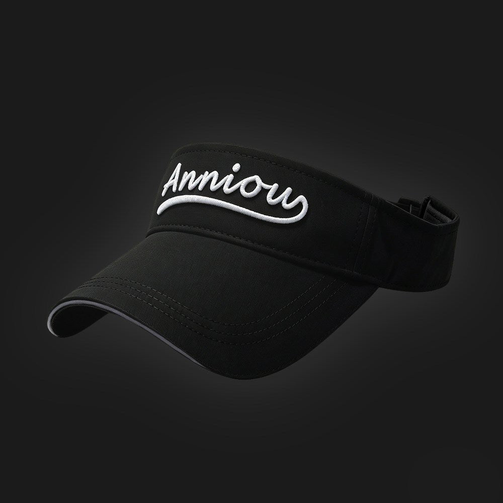 Black UV Protection Golf Visor