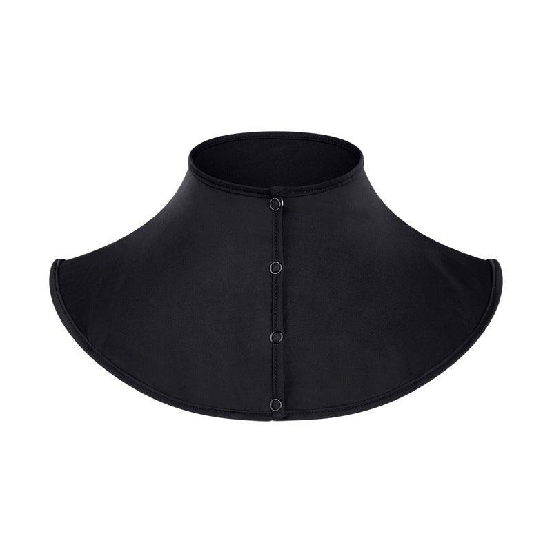 Black UV Protection Neck Gaiter UPF 50+