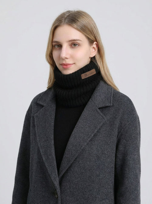 #Black Women  Rib Knit Neck Gaiter