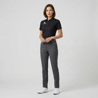 Black Women UV Golf Polo Shirt