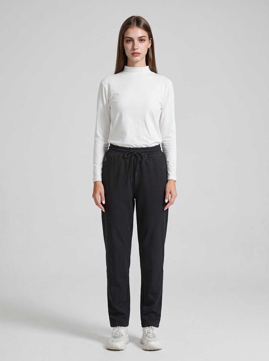 #Black Womens Heated Sweatpants