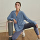Blue Hooded Zip Up Fitness Top  UPF 50+