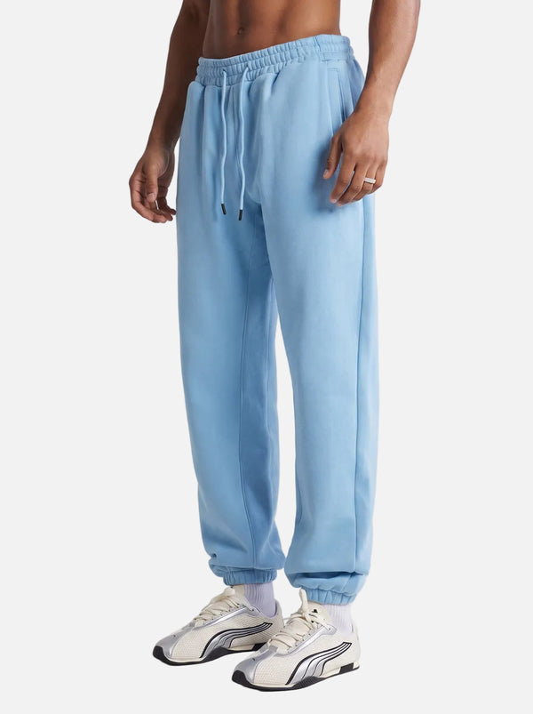 #Blue Mens Fleece Lined Jogger Sweatpants