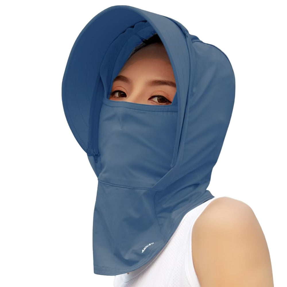 Blue Sun Protective Hat Balaclava by Anniou