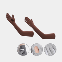  Brown Full Arm UV Protection Sleeves