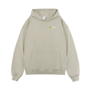 Brown Oversized Heavyweight French Terry Hoodie
