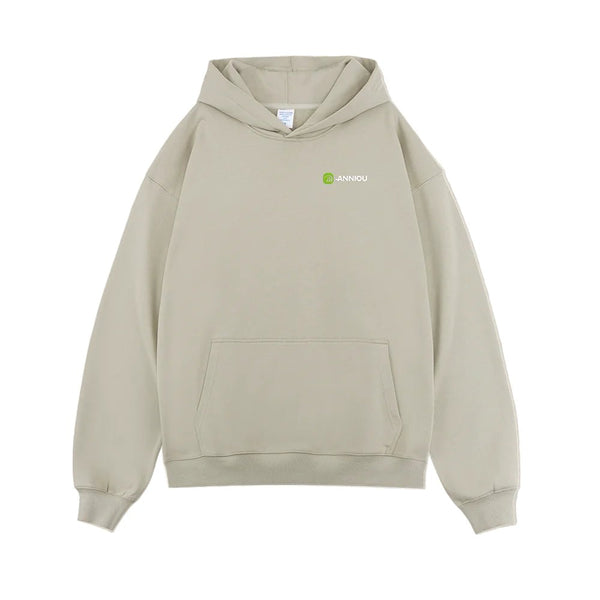 Brown Oversized Heavyweight French Terry Hoodie