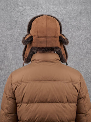 #Brown Ear Protecting Cold Weather Hat