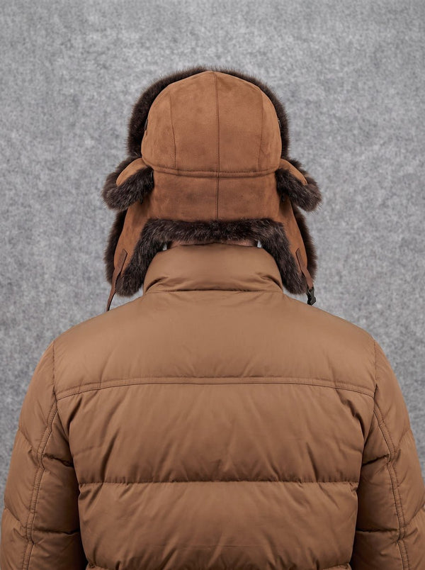 #Brown Ear Protecting Cold Weather Hat