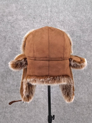 #Brown Ear Protecting Cold Weather Hat