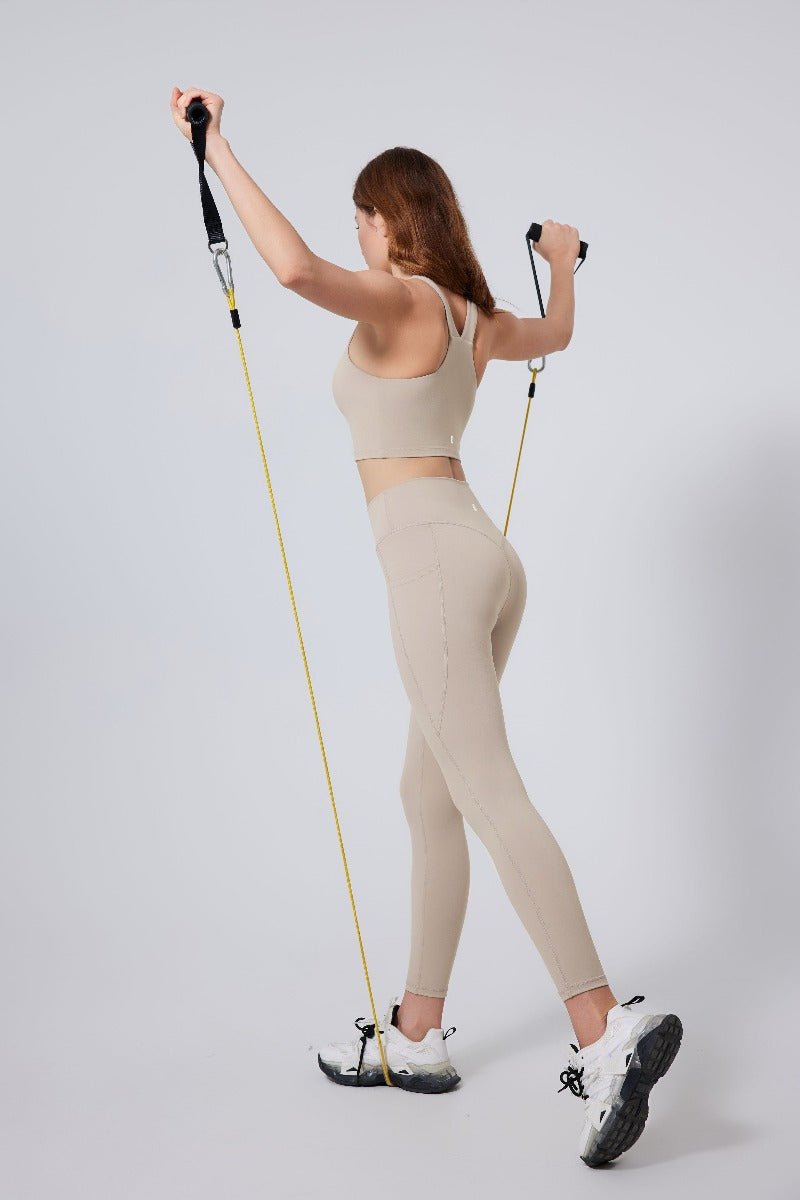 UPF50+ V-neck Sports Bra