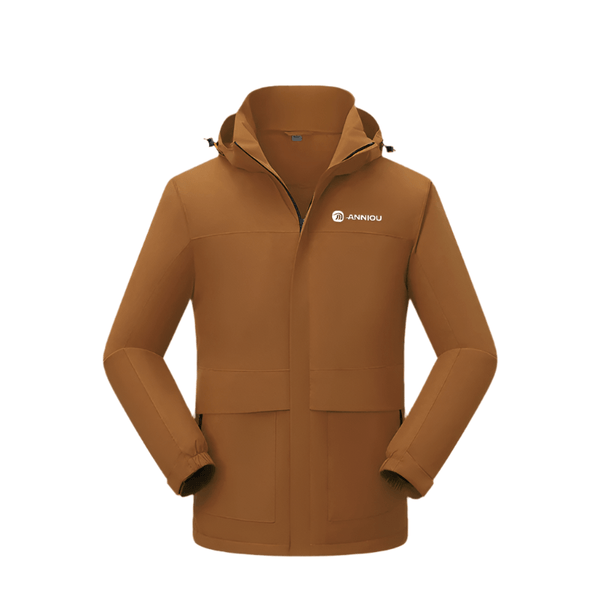 Caramel Silver Fox Fleece Jacket