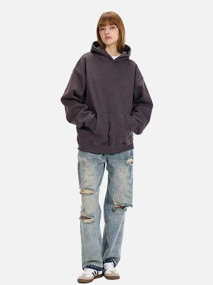 Casual Womens #VolcanicGray Heavyweight Air Layer Hoodie