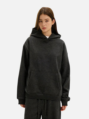 #CharcoalHeather Heavyweight Air  Layer Hoodie